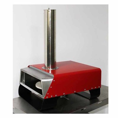 Dual Fuel Stainless Steel Pizza Maker Gas Wood Pellets Fired Pizza Oven 39*52.2*69cm