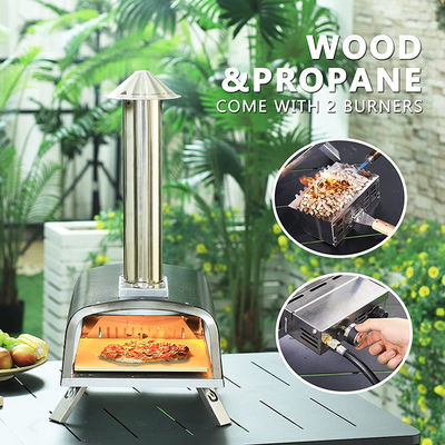 Temprature Control Modern Garth Pizza Oven for Pizza Maker Single Freestanding Black
