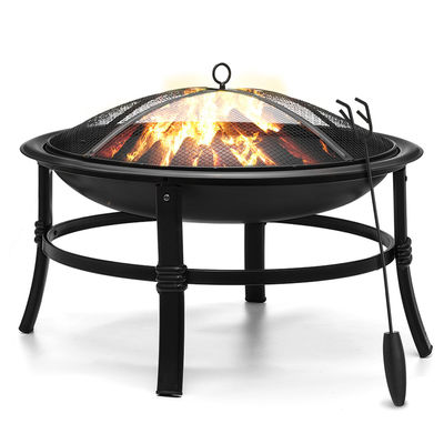 Travel-Friendly 26 Inch Fire Pit Perfect for Camping and Outdoor Gatherings