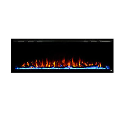 Customized Logo Acceptable 60 Inch Indoor 3D Artificial Fire Flame Electrical Heater