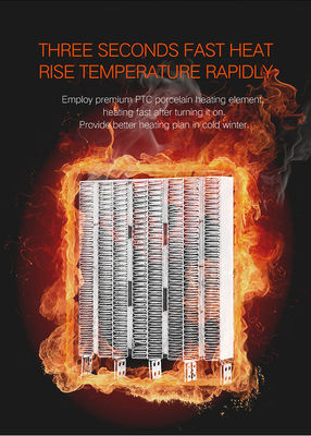 17x12.5x19.5cm Industrial Mini PTC Ceramic Electric Fan Air Heater for Energy Saving
