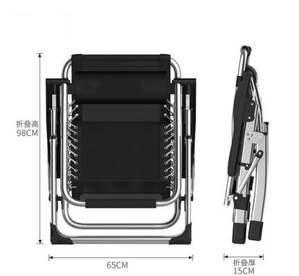 Versatile Folding Lounge Chair Comfortable Sleep Chair for Camping and School