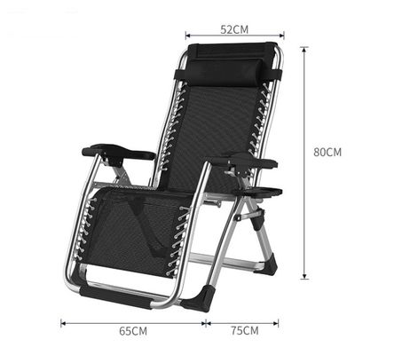 Versatile Folding Lounge Chair Comfortable Sleep Chair for Camping and School