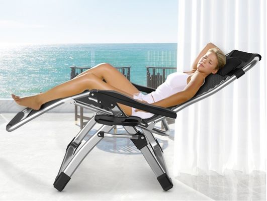 Versatile Folding Lounge Chair Comfortable Sleep Chair for Camping and School