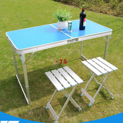 Folded Yes Outdoor Garden Farm Aluminum Suitcase Folding Lap Desk for Easy Carry