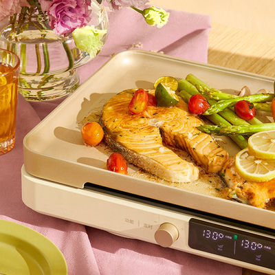 Electric Induction Heating Plate Cooker with Touch Buttons and Power Source Electric