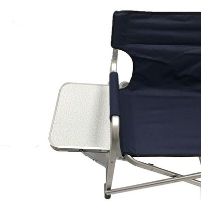 Modern Director Style Aluminum Frame Folding Outdoor Chair with Strong Folding Design
