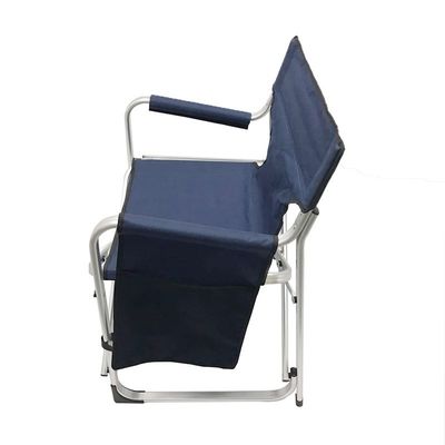 Modern Director Style Aluminum Frame Folding Outdoor Chair with Strong Folding Design
