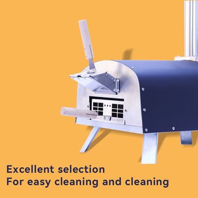 Outdoor Stainless Steel Mini Wood Fired Pizza Oven for Home Cooking 81.5*42*85cm