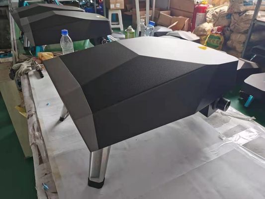 Convenient Portable Pizza Ovens for Baking Beef Hamburger in Outdoor Barbecue Area