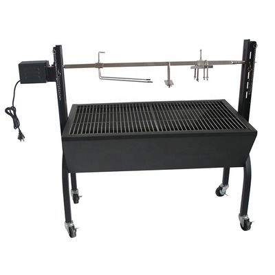 Powder Coated Automatic Rotating Rotisserie Lamb Rotated BBQ Grill for Easy Assembly