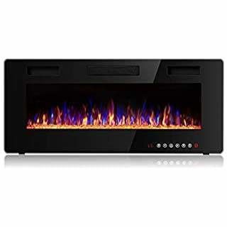 Digital Timer Control Multi colors Simulation Flame Electric Fireplace for Single Oven