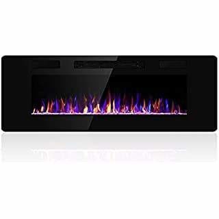 Digital Timer Control Multi colors Simulation Flame Electric Fireplace for Single Oven